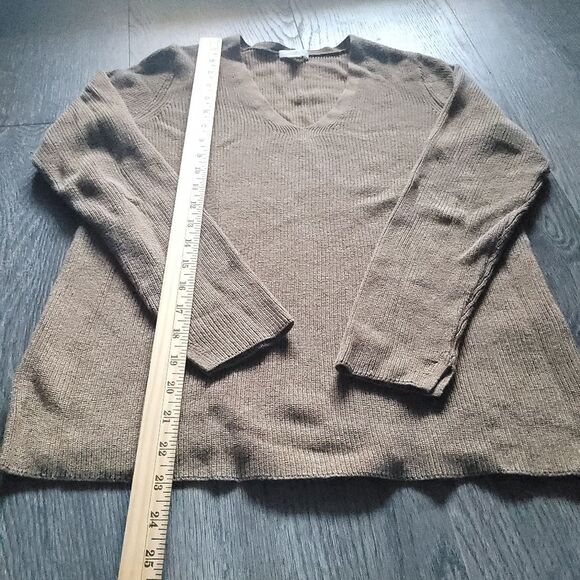 J. JILL Knit V-Neck Pullover Sweater in Brown Womens XS Petite - Picture 8 of 8